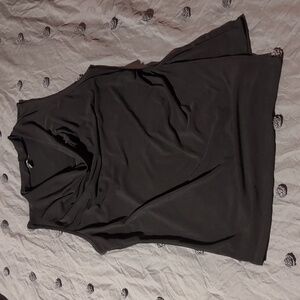 2/$10 Premise drape neck asymmetrical sleeveless shirt